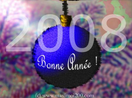 bonne année a tous et plein de bonheur